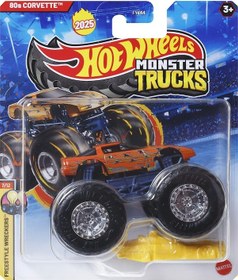 Resim Hot Wheels Monster Trucks Canavar Kamyon Arabalar - 80s Corvette Çok Renkli 