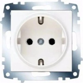 Resim Viko Karre Topraklı Priz Çerçeve Hariç 4 Adet 