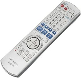 Resim AULCMEET EUR7659Y70 Yedek Uzaktan Kumanda Panasonic DVD VHS Recorder VCR HDMI Combo DMR-ES45VS DMR-ES35V DMR-ES45 DMR-ES46 DMR-ES46V DMR-ES46VS DMR-ES45V ile Uyumlu 