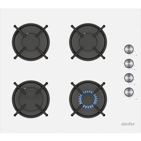 Resim Simfer SB8229 - T3048 - SD8722 Trend Mekanik Beyaz 3'lü Ankastre Set 