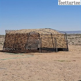 Resim Teettartee Kamuflaj Ağı - Kuş İzleme, Avcılık ve Parti Süslemeleri için Çok Yönlü Dış Mekan Güneşlik & Gizleme, Dayanıklı Polyester 