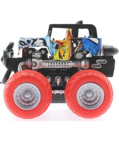 Resim MEGA Die Cast Off Road Dev Kırmızı Teker Araba 