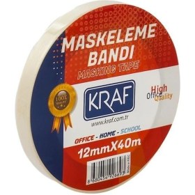 Resim Kraf 48 Adet Maskeleme Bandı 12MMX40METRE Kağıt 
