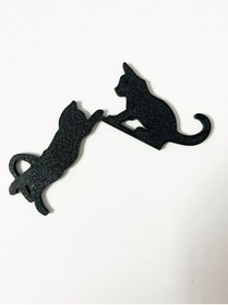 Resim moistrid 2li Dekoratif Priz Çerçeve Süsü Plastik Sevimli Kedi Figürlü Yapışkan Bantlı Dekoratif Şık Priz Süsü 