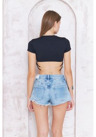 Resim Kutaf Kadın Denim Şort 001 