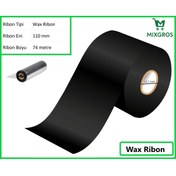 Resim MİXGROS 110x74 Metre Wax Ribon 1 Adet 