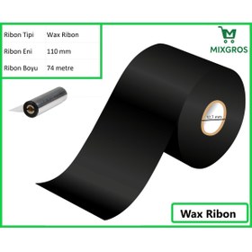 Resim MİXGROS 110x74 Metre Wax Ribon 1 Adet 