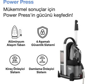 Resim Fakir Power Press Jeneratörlü Ütü 