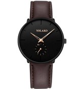 Resim Primepickings Erkek Moda Izle Basit Gündelik Iş Örgü Kayış Erkek Kuvars Izle Altın 