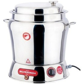 Resim Işıkgaz Silverinox Elektrikli 9 Litre Çorba Potu - Çorba Kazanı 