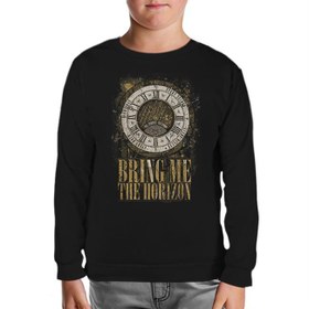 Resim Bring me the Horizon - Clock Siyah Çocuk Sweatshirt 