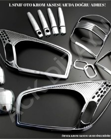 Resim Dacia Duster 2018+ Araca Özel Üretim Krom Yan Kapı Çıtası A+ Paslanmaz Çelik 