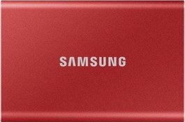 Resim T7 2 TB MU-PC2T0R/WW 2.5 SSD USB 3.2 Kırmızı Taşınabilir Disk Samsung