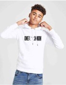 Resim One Punch Man Logo Baskılı Unisex Çocuk Kapüşonlu Beyaz Sweat Beyaz 