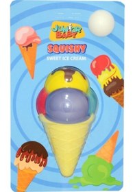 Resim Junior Baby Büyük Boy Dondurma Squishy Stres Sukuşi Oyuncakları 