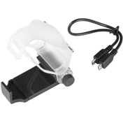 Resim Haoen Oyun Denetleyicisi Gamepad Tutucu Sabitleme Kıskacı Beşiği Uzatılabilir Cep Telefonu Kelepçesi İle Otg Kablosu Sony Playstation 4 Ps4 İçin 