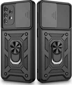 Resim Samsung Galaxy A23 Kilif Sert Silikon Tank Aramid Sürgülü Vega Yü 546131658 