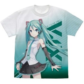 Resim Snapbuy 2025 Moda Hatsune Miku Baskılı Kadın Tişört, Yazlık Rahat Spor Giyimblack Black 