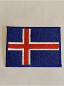 Resim StüdyoÜmitTişört Izlanda-ıceland Flag Patch-peç,arma,kot Yaması 