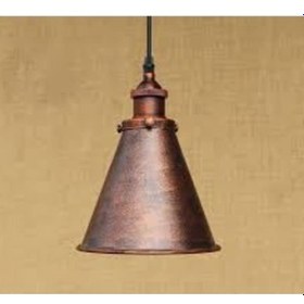 Resim Mylights Retro Bakır Skitme Rustik Tekli Metal Sarkıt 18Cm En 