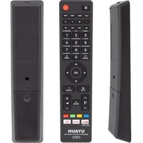 Resim Huayu URC1366 12 In 1 Netflıx Prıme Youtube Tuşlu Unıversal Akıllı Kumanda Blisterli Siyah 