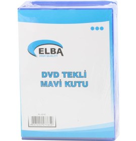 Resim Elba PL-221D Tekli Mavi Renkli Standart Dvd Kutusu 