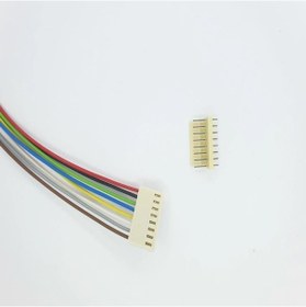 Resim Sanec 2,54mm 8 Pin 2510 Kablolu Dişi Konnektör + 180d Erkek Pcb Tipi 20cm - 0,50mm - Çift Taraflı 