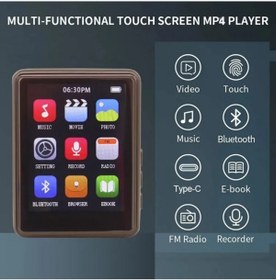 Resim SIGHTZER Dokunmatik Ekranlı Bluetooth Lu Mp3 Mp4 Player Dahili Hoparlör Müzik Çalar 4gb Hafızalı Mp Player 