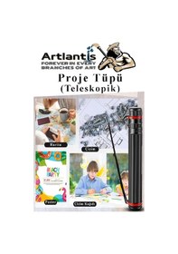 Resim Proje Tüpü Dar 1 Adet 50x70 Cm Resim Kağıdı 25 Adet Bozuka Proje Tüpü Silindir Proje Tüpü 