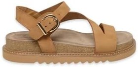 Resim Mammamia D25Ys-5240Z Günlük Camel Kadın Sandalet, CAMEL NUBUK, 
