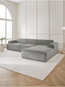 Resim S Home Design Concept Molly Fitilli Gri Köşe Koltuk Sağ Köşe 