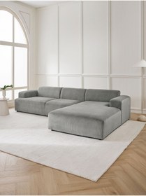 Resim S Home Design Concept Molly Fitilli Gri Köşe Koltuk Sağ Köşe 
