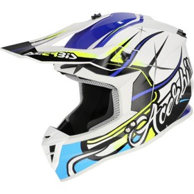 Resim Acerbis Lınear Kask 2206 Beyaz Mavi 