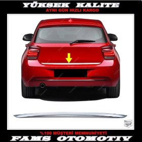 Resim Bmw 1 Seri F20 Krom Bagaj Alt Çıta 2011-2019 Arası P.Çelik 