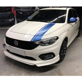 Resim Fiat Egea Ön Ek Karlık Plastik Mat Siyah 2015 2016 2017 2018 2019 2020 2021 Makyajsız Kasa Karlık+bodykit+ek 