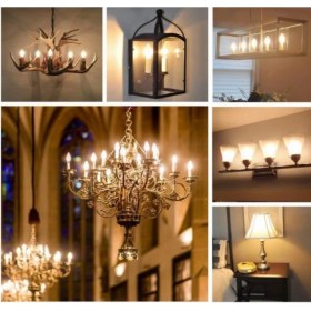 Resim Orbus Dekoratif 4W Amber Sarı Işık E14 (Ince Duylu) Rustik LED Ampul 