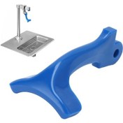 Resim Geeroyoo Mavi Plastik Fuarca Kolü, 7cm Bas-tür, Kafe/bar Uyumlu, Kolay Kurulum, Dayanıklı Su Çıkış Aksesuarı 9984-01 