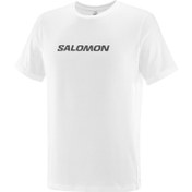 Resim Salomon Sal Logo Perf Erkek Beyaz Tişört 