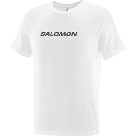 Resim Salomon Sal Logo Perf Erkek Beyaz Tişört 