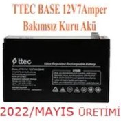 Resim Ttec 12 Volt 7a Akü -12v 7 Ah Kuru Akü 