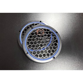Resim 20cm Mavi Neon Işıklı Hoparlör Ve Midrange Kapağı 1Takım (2adet) Vidalanabilir 