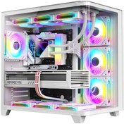 Resim Dragos DRx6138 AMD Ryzen 7 5700X 32 GB RAM 1 TB M.2 NVMe SSD 8 GB RTX4060 FreeDOS Masaüstü Oyun Bilgisayarı 