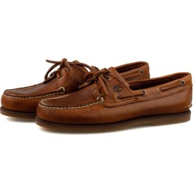 Resim Timberland Classic Boat 2 Eye Erkek Günlük Ayakkabı TB0A232XF741 Kahverengi 