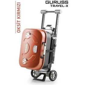 Resim Guruss Travel-x Taşınabilir Mangal Oksit Kırmızı Model:grs39 