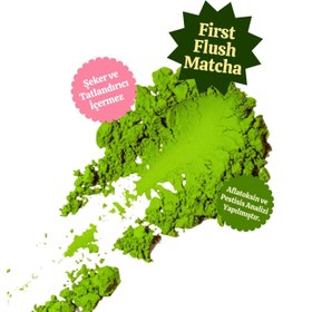 Resim Vanilla Matcha Powder - Vanilya Aromalı Matcha Tozu Doypack, 25 gr 