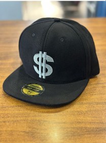 Resim Hamze Dolar Usd Nakışlı Siyah Hip Hop Snapback Rapper Basket Cap Şapka 