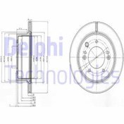 Resim Delphi Bg3859 Arka Fren Diski Aynasi Kia Sorento 2.5 2002 584113e300 (WF931481) (FİYAT:2 ADET İÇİNDİR) 