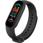 Resim Pazariz M6 Akıllı Bileklik Smart Band 6 | Yeni Sürüm, Full Fonksiyon, Suya Dayanıklı, Sporcu Saati, Siyah 