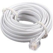 Resim 10 Metre Rj11 Telefon Kablosu Iki Ucu Erkek Telefon Kablosu 