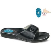Resim Ceyo 6300-1 Topuk Jelli Anatomik Taban Erkek Terlik Siyah 40-45 Siyah 